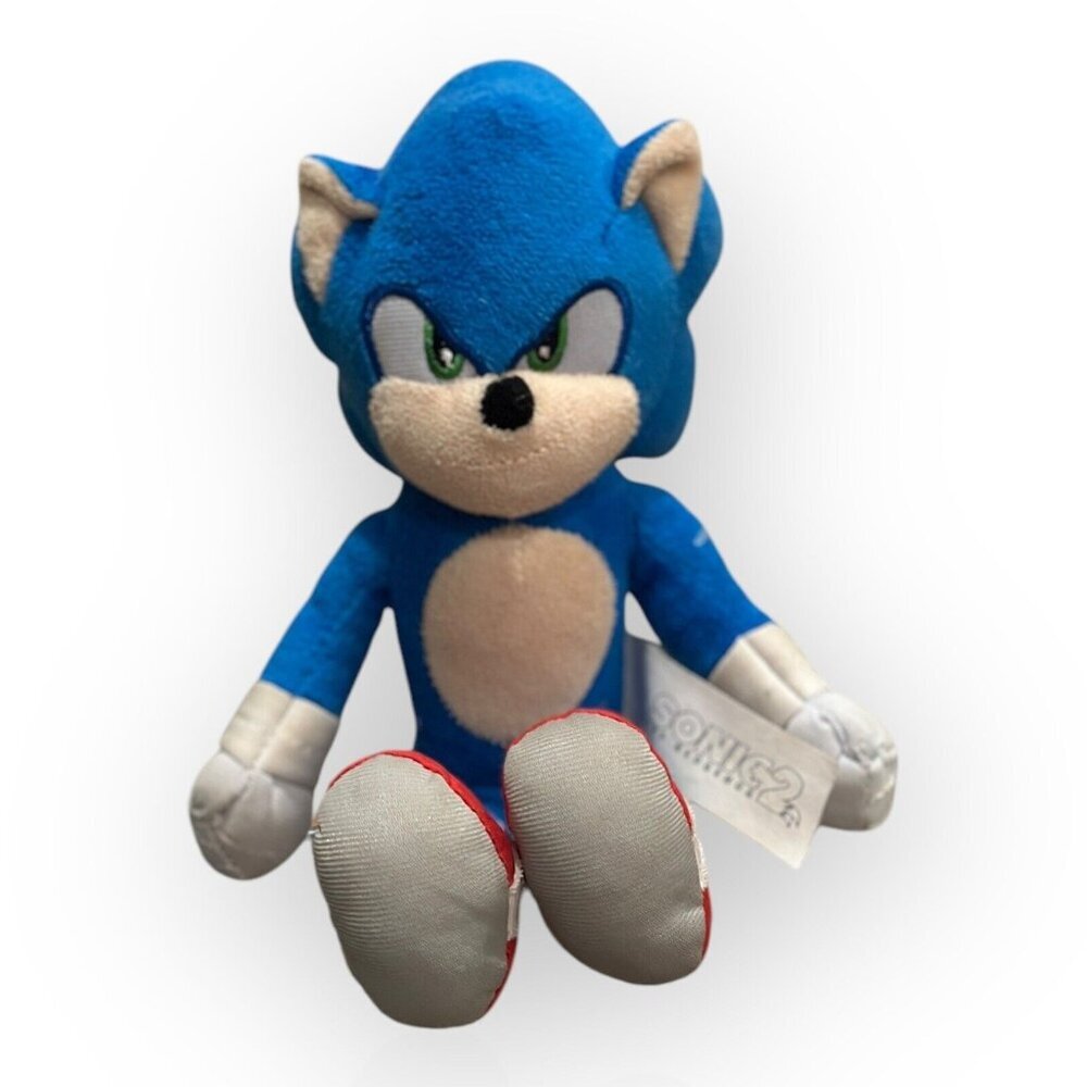 Sonic the Hedgehog 2 Movie Sonic 2022 Height 9 Inches Tall Basic Soft Plush Toy - Picture 8 of 12